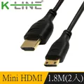 K-Line HDMI to HDMI 2.0版 4K超高畫質影音傳輸線 1.8M(2入) 歷史價格詳細信息