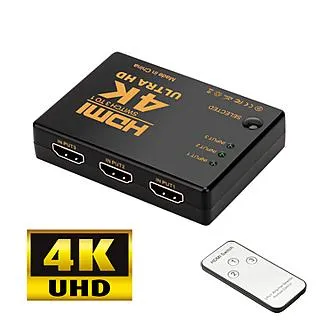 標準4K2K HDMI 3進1出遙控切換器(UH-7593C) 歷史價格詳細信息