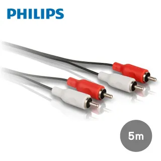 PHILIPS 飛利浦5.0m 2RCA/2RCA立體音源線(紅白)-兩入組 SWA2524W/10-2 歷史價格詳細信息