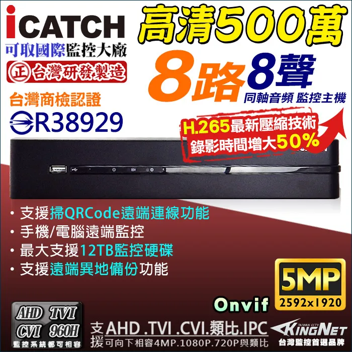 台灣大廠 AHD 1440P 16CH監控主機 歷史價格詳細信息
