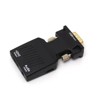 VGA公轉HDMI母帶3.5mm音頻轉接線 歷史價格詳細信息