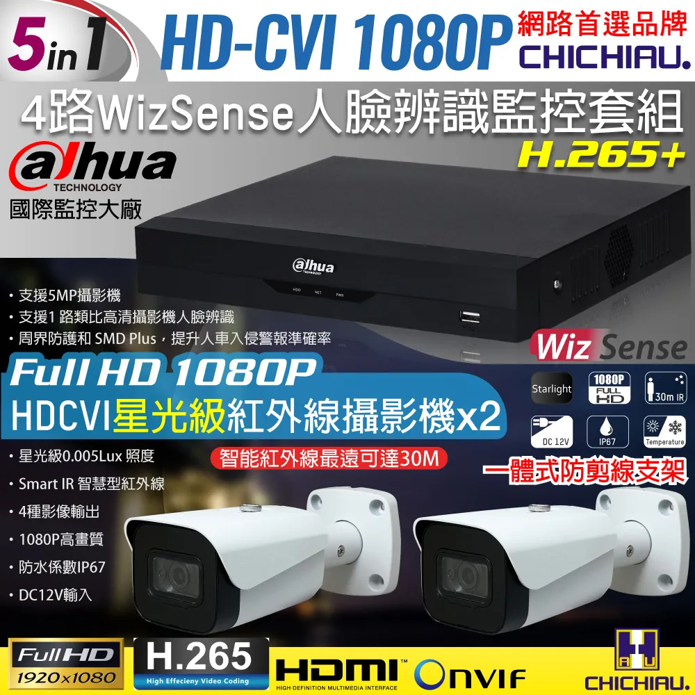 【CHICHIAU】Dahua大華 四合一CVI 星光級1080P 200萬紅外線監視器攝影機 (HAC-HFW1230TP) 歷史價格詳細信息