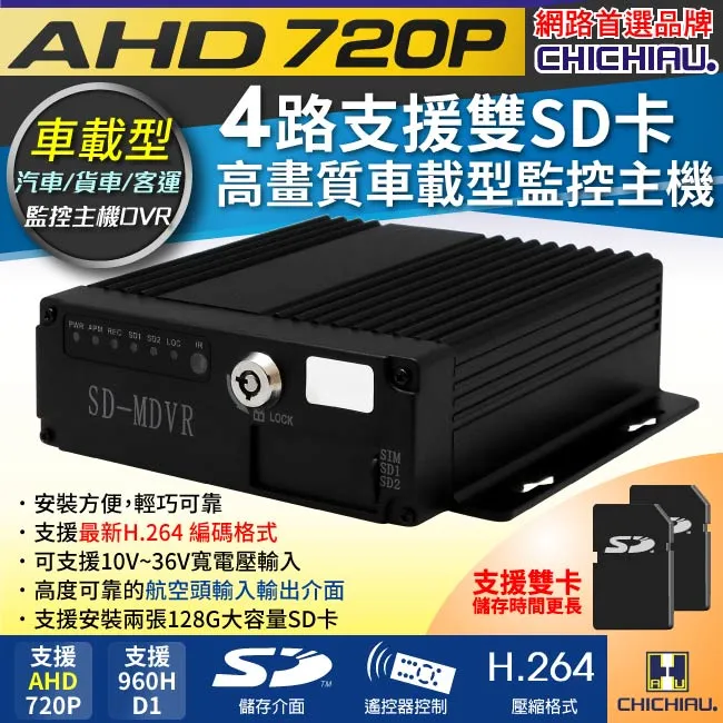 【CHICHIAU】4路HD-CVI 1080P數位高清遠端監控套組(含SONY 200萬畫素高功率6陣列燈監視器攝影機x4) 歷史價格詳細信息