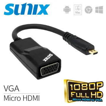 Micro HDMI轉VGA轉換器Micro HDMI to VGA視訊轉換線1080P 歷史價格詳細信息