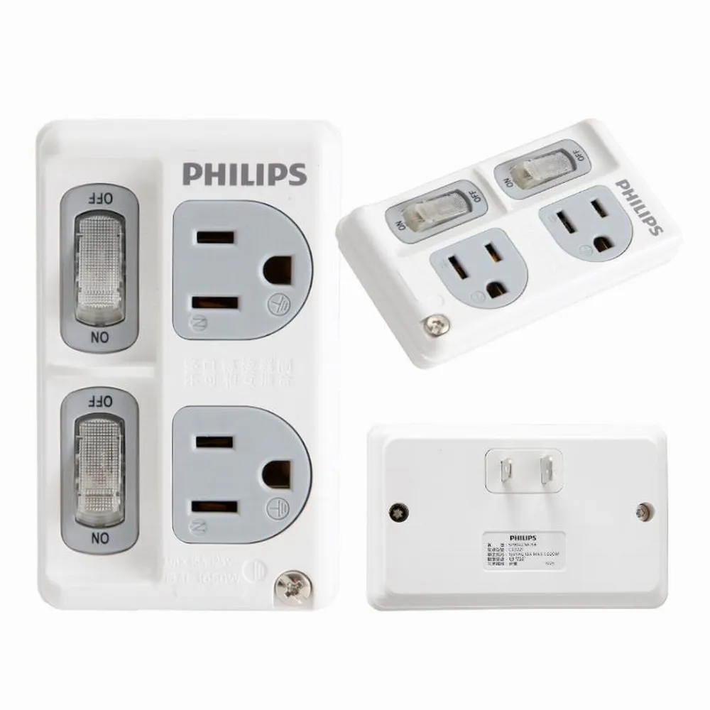 PHILIPS CHP3020W 2開2插電腦壁插兩入 歷史價格詳細信息