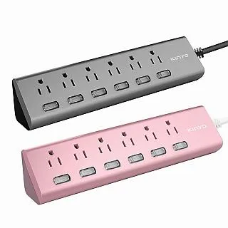 【KINYO】直三角6開6插3孔3P插頭簡約風延長線1.8M(6尺) 歷史價格詳細信息