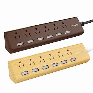 【KINYO】直三角6開6插3孔3P插頭簡約風延長線1.8M(6尺) 歷史價格詳細信息