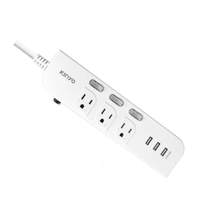 KINYO 3開3插+3USB延長線6尺/1.8m(CGU333-6) 歷史價格詳細信息