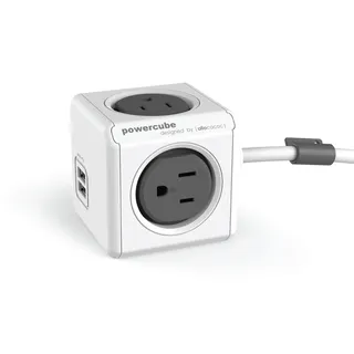 PowerCube 原廠公司現貨 USB擴充插座  4插/3孔/2埠USB (藍) 4200 現貨 廠商直送 歷史價格詳細信息