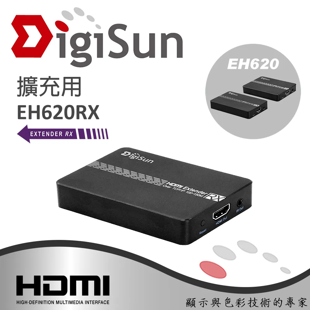 DigiSun EH620RX HDMI over IP網路線訊號延長器(接收端) 擴充分配顯示用途 價格比較,價格查詢,歷史價格詳細信息