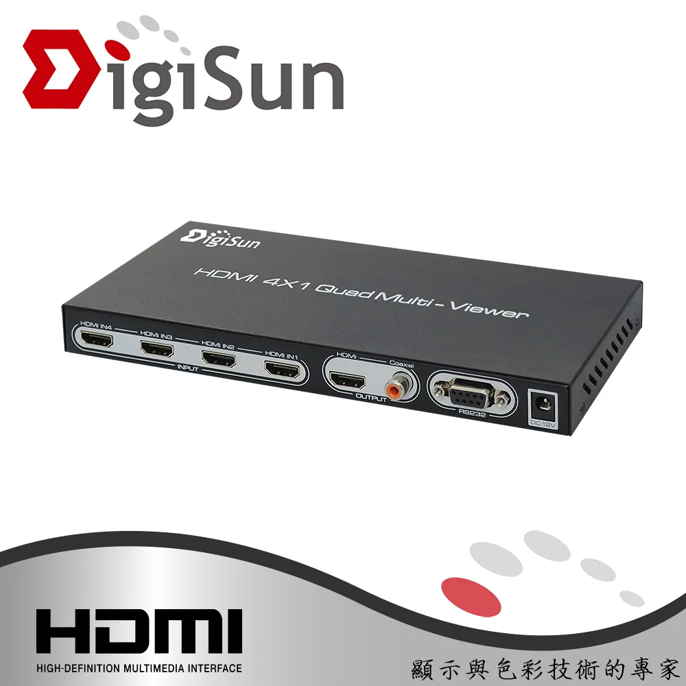DigiSun MV747 4K2K 4路 HDMI 畫面分割器 (無縫切換) 歷史價格詳細信息