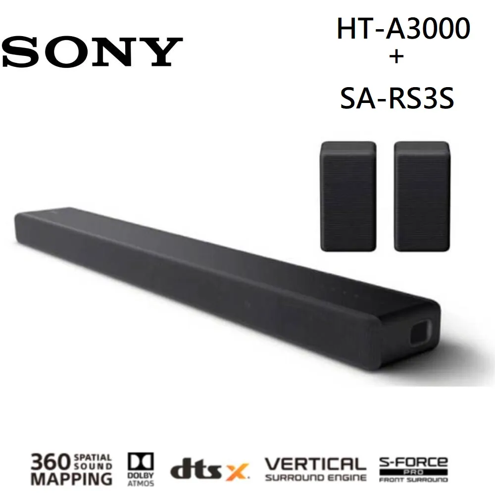 SONY 索尼 3.1聲道 聲霸 SOUNDBAR(HT-A3000) 聊聊優惠 ＊米之家電＊ 歷史價格詳細信息