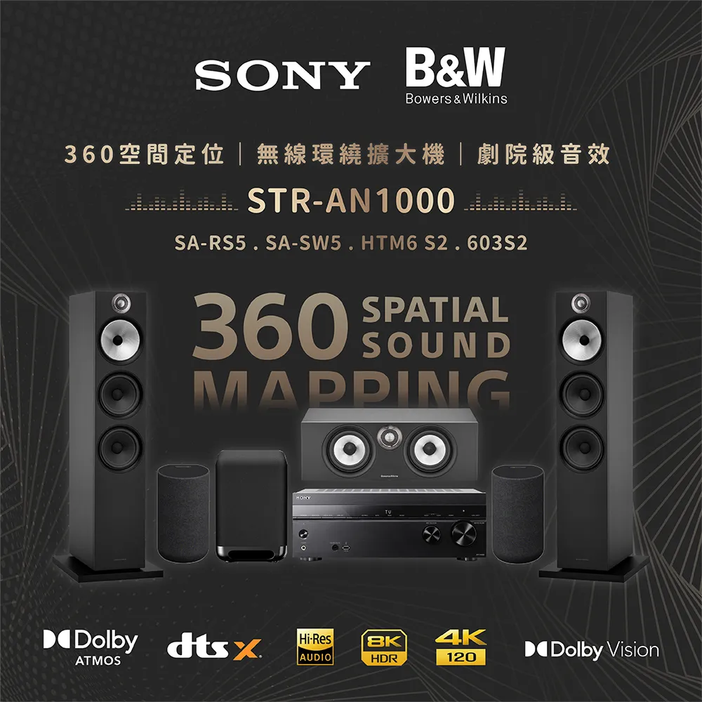 SONY STR-AN1000+YAMAHA NS-F51+NS-P51+SW050 家庭劇院組合 歷史價格詳細信息