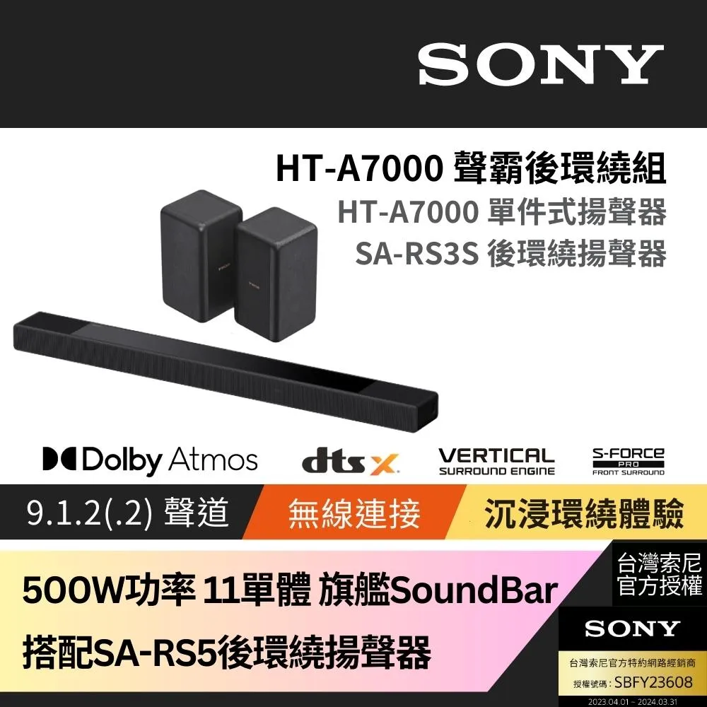 Sony SOUNDBAR家庭劇院組 HT-A5000+SA-RS5+SA-SW5 歷史價格詳細信息