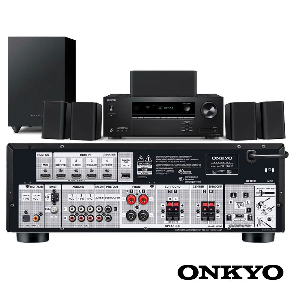 ONKYO 家庭劇院5.1 聲道組合 HT-S3910 (釪環公司貨)保固二年 歷史價格詳細信息
