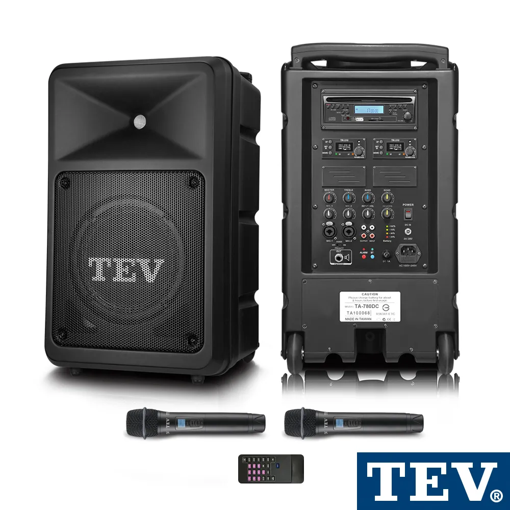 TEV 300W藍牙/CD/USB/SD四頻無線擴音機 TA780DC-4 歷史價格詳細信息