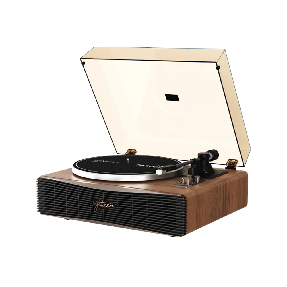 高音質黑膠留聲機家用美式客廳擺件便攜式藍牙音響仿古木質留聲機 歷史價格詳細信息