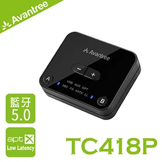 【Avantree TC418 光纖/立體聲輸入一對二低延遲藍牙音樂發射器】 歷史價格詳細信息