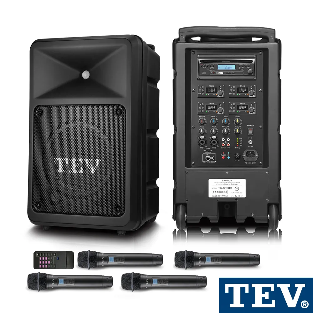 TEV 藍牙四頻無線擴音機 TA680iDA-4 歷史價格詳細信息
