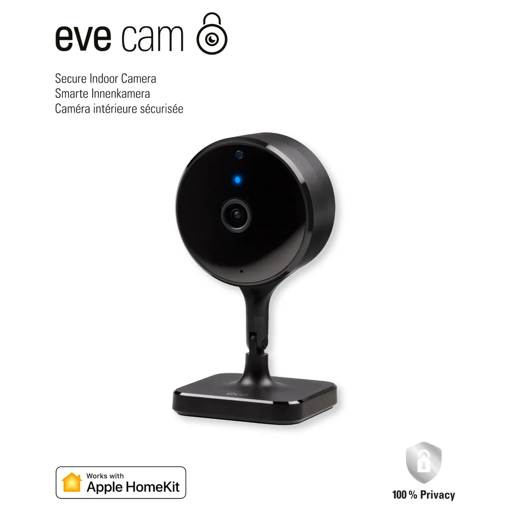 eve Cam 安全室內攝像機/保護隱私/無須註冊/僅加密數據/輕鬆設定安裝 歷史價格詳細信息