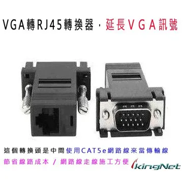VGA網路線RJ45訊號延伸器 網線型訊號影像延長60M傳輸器-2入 歷史價格詳細信息