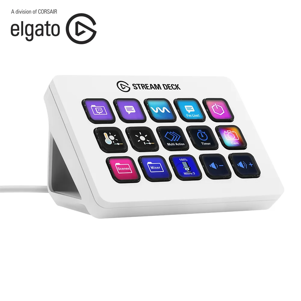 【ELGATO】實況主控台-STREAM DECK MK.2 白(10GBA9911) 價格比較,價格查詢,歷史價格詳細信息