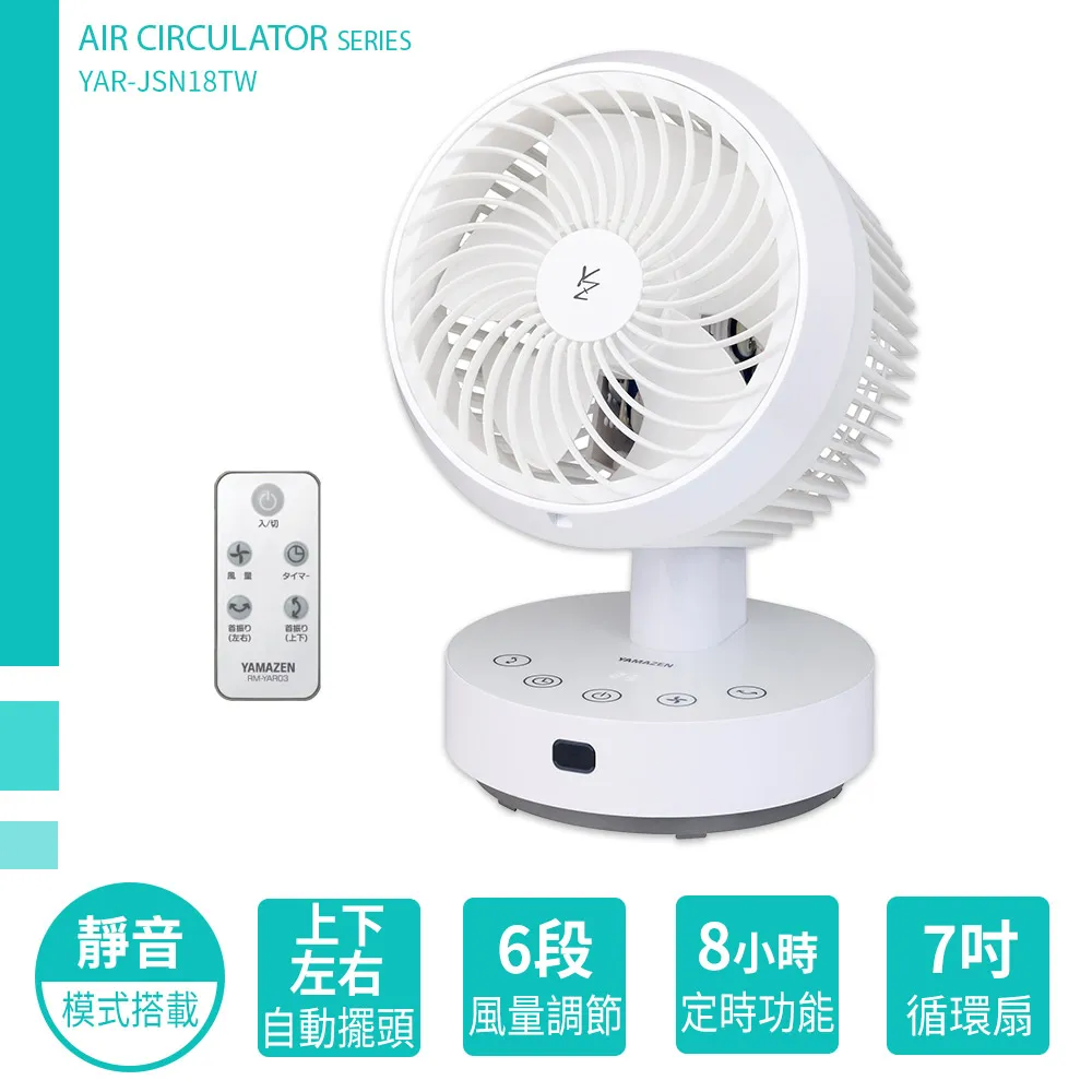 【YAMAZEN 】YAR-JSN15TW 自動感溫(循環扇)+YAS-KW15TW 循環扇 歷史價格詳細信息