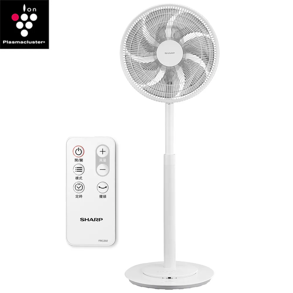 【SHARP】夏普 14吋電扇 自動除菌離子DC直流馬達立扇 PJ-H14PGC 電風扇 歷史價格詳細信息