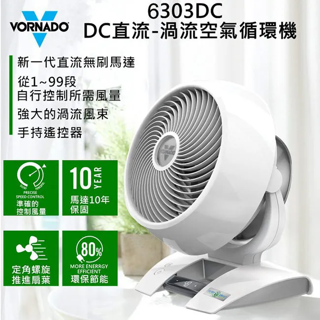 VORNADO 沃拿多 DC直流-渦流空氣循環機 循環扇 6303DC-TW 現貨 廠商直送 歷史價格詳細信息