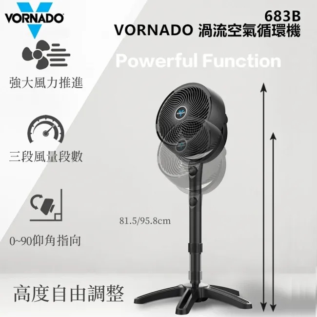美國VORNADO沃拿多 高腳渦流空氣循環機 循環扇 795W-TW 8-15 坪用 廠商直送 現貨 歷史價格詳細信息