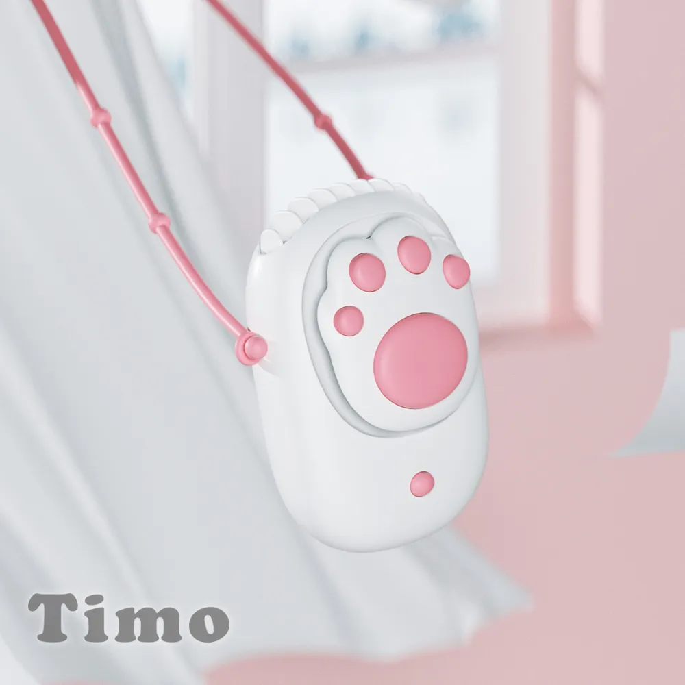 Timo 棉花糖貓爪掌上吹風扇/立扇-奶油黃 歷史價格詳細信息