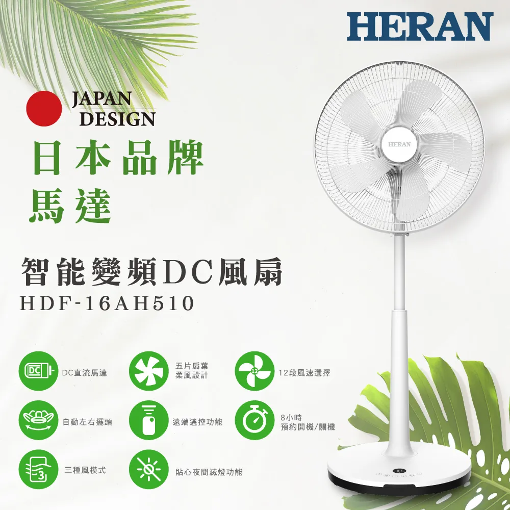 禾聯 HERAN 16吋智能變頻 DC 風扇 HDF-16AH510  神腦生活 歷史價格詳細信息