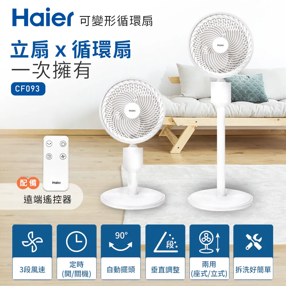 Haier 海爾 CF091 真360 空氣循環扇 神腦生活 歷史價格詳細信息