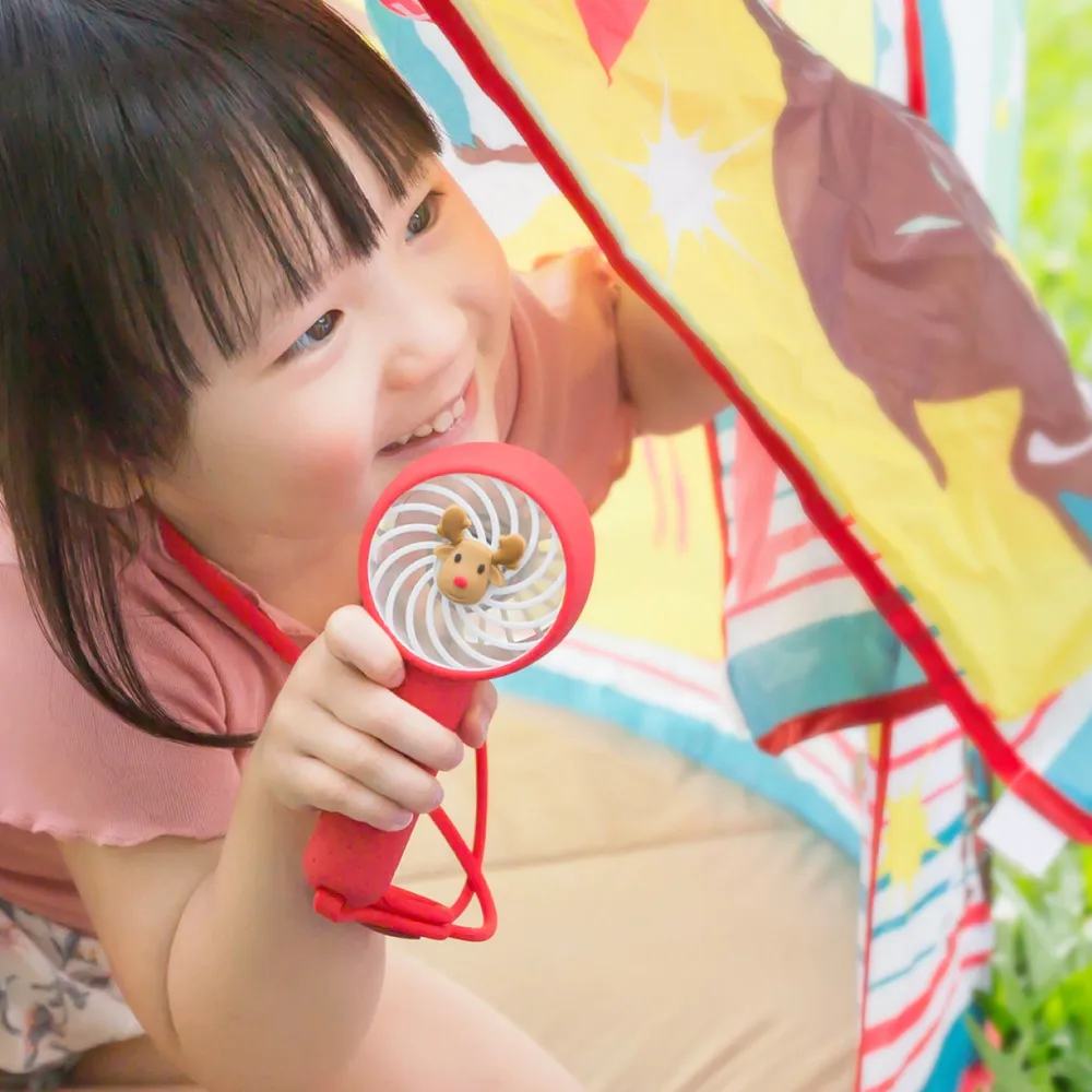 Bone / 頸掛桌立兩用風扇 手持USB風扇 -  兩入組(買1送1) 歷史價格詳細信息