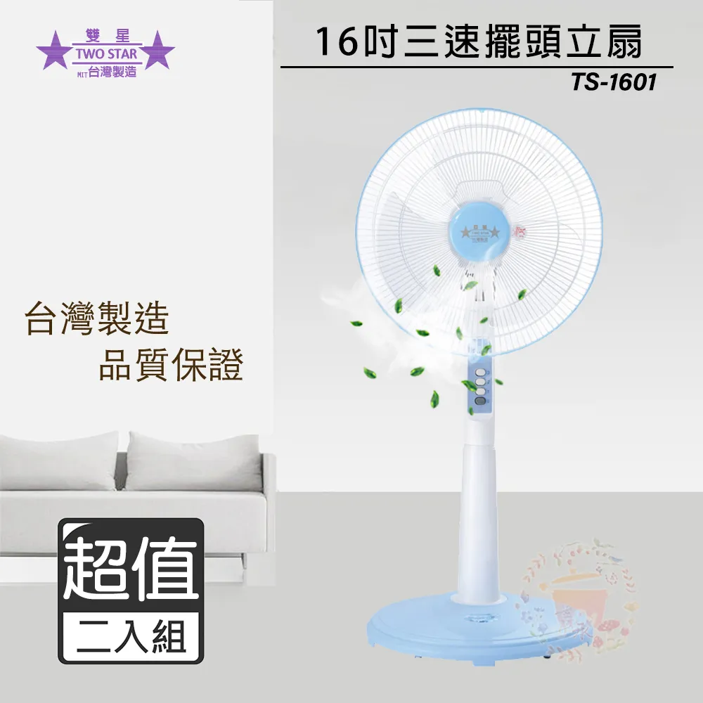 超值兩入組↘雙星 14吋 三段速手提箱扇/電風扇 TS-1466 歷史價格詳細信息
