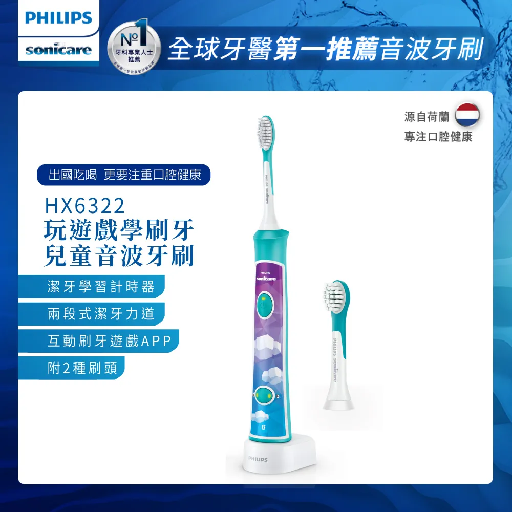 【PHILIPS飛利浦】Sonicare兒童輕巧軟毛音波電動牙刷(莎莉兒童款) HX2472/01 歷史價格詳細信息