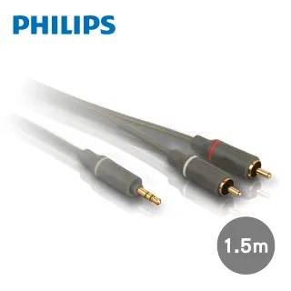 PHILIPS 飛利浦1.5m 立體聲音源線3.5mm轉2RCA-兩入組 SWA2527W/10-2 歷史價格詳細信息