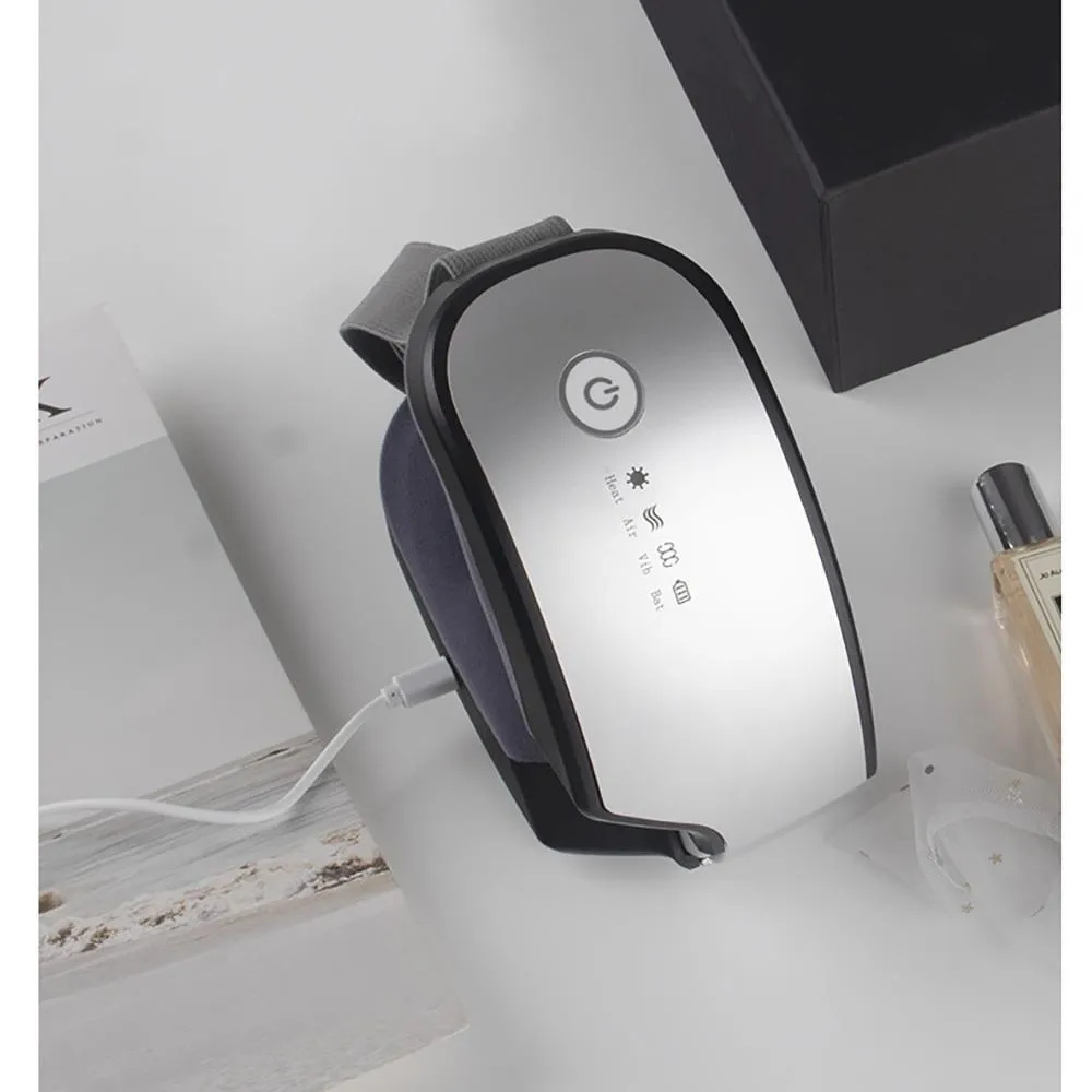 ｜眼部按摩器 眼睛按摩器 眼部按摩儀 睡眠儀 按摩眼罩 可視化按摩眼罩 石墨烯眼罩 熱敷冷敷  usb 眼罩 歷史價格詳細信息