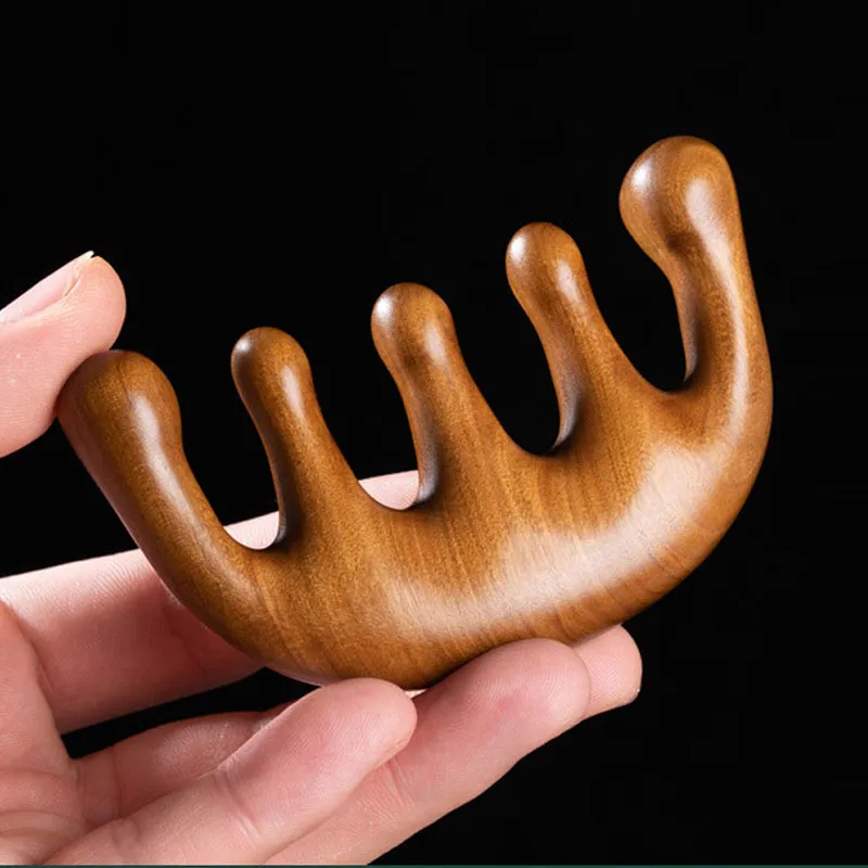 金絲檀按摩梳 金絲綠檀按摩梳 按摩器頭部梳 按摩梳 頭皮按摩 綠檀木梳 原木梳 按摩梳子 頭髮梳【A261】 歷史價格詳細信息