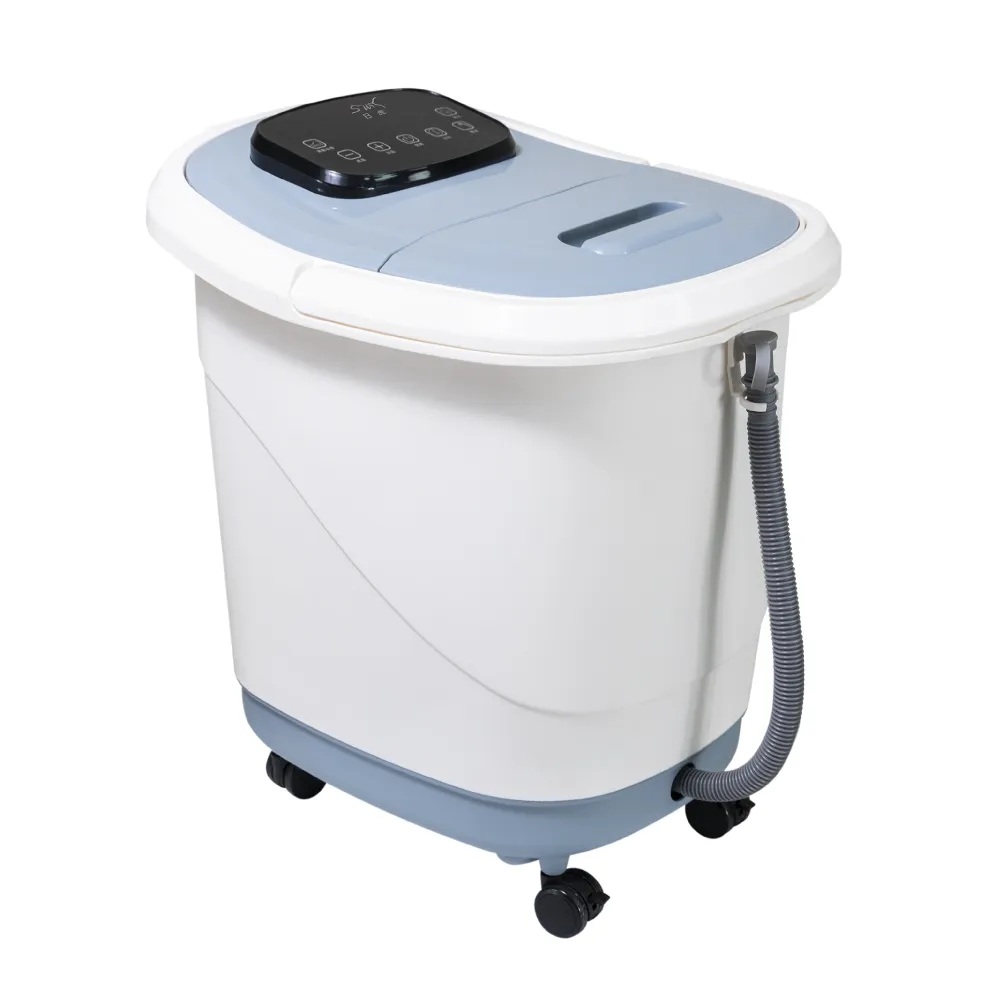【日虎】高桶上掀式水療泡腳機石墨烯自動滾輪年度最新款 贈泡腳包 歷史價格詳細信息