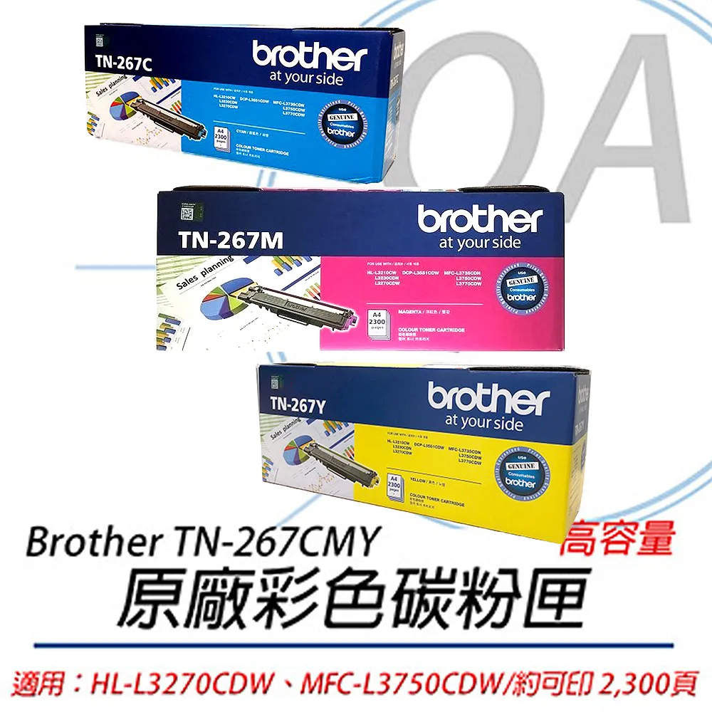 【公司貨】Brother TN-263CMY 原廠標準容量彩色碳粉匣 歷史價格詳細信息