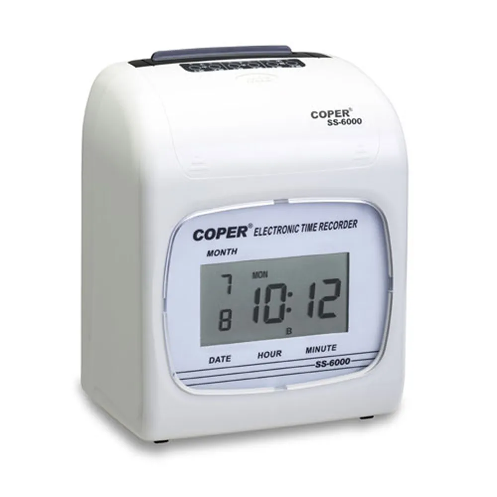 COPER 高柏 電子打卡鐘 數位液晶顯示 /台 AF-338 歷史價格詳細信息