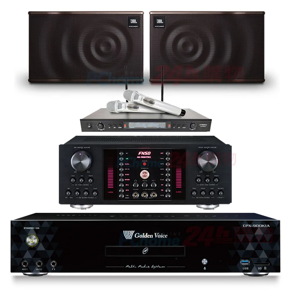 金嗓 CPX-900 K1A伴唱機 4TB+AK-9800PRO擴大機+SR-928PRO無線麥克風+Elac Debut 2.0 DF62喇叭 歷史價格詳細信息