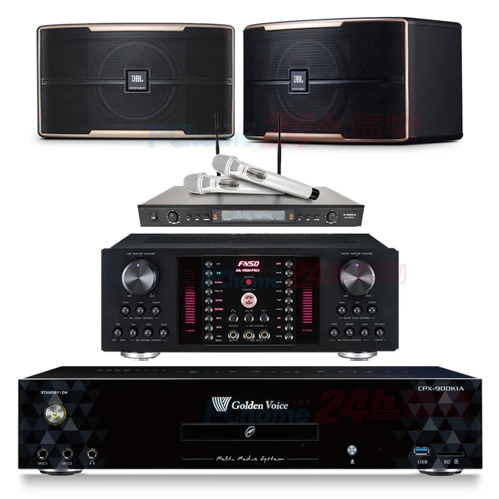金嗓 CPX-900 K1A伴唱機 4TB+AK-9800PRO擴大機+SR-928PRO無線麥克風+Elac Debut 2.0 DF62喇叭 歷史價格詳細信息