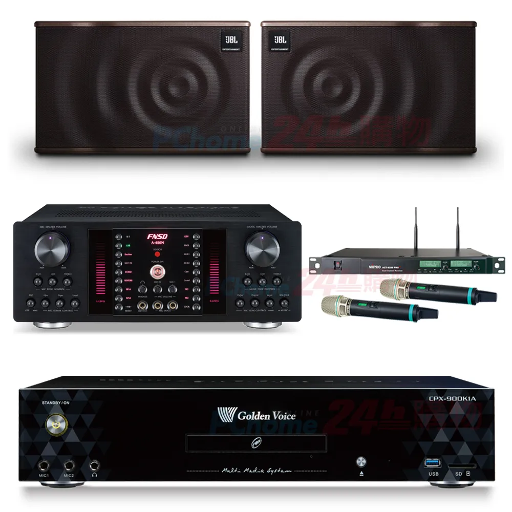 金嗓 CPX-900 K1A伴唱機 4TB+A-480N擴大機+ACT-8299PRO+無線麥克風+Elac Debut 2.0 DF62喇叭 歷史價格詳細信息