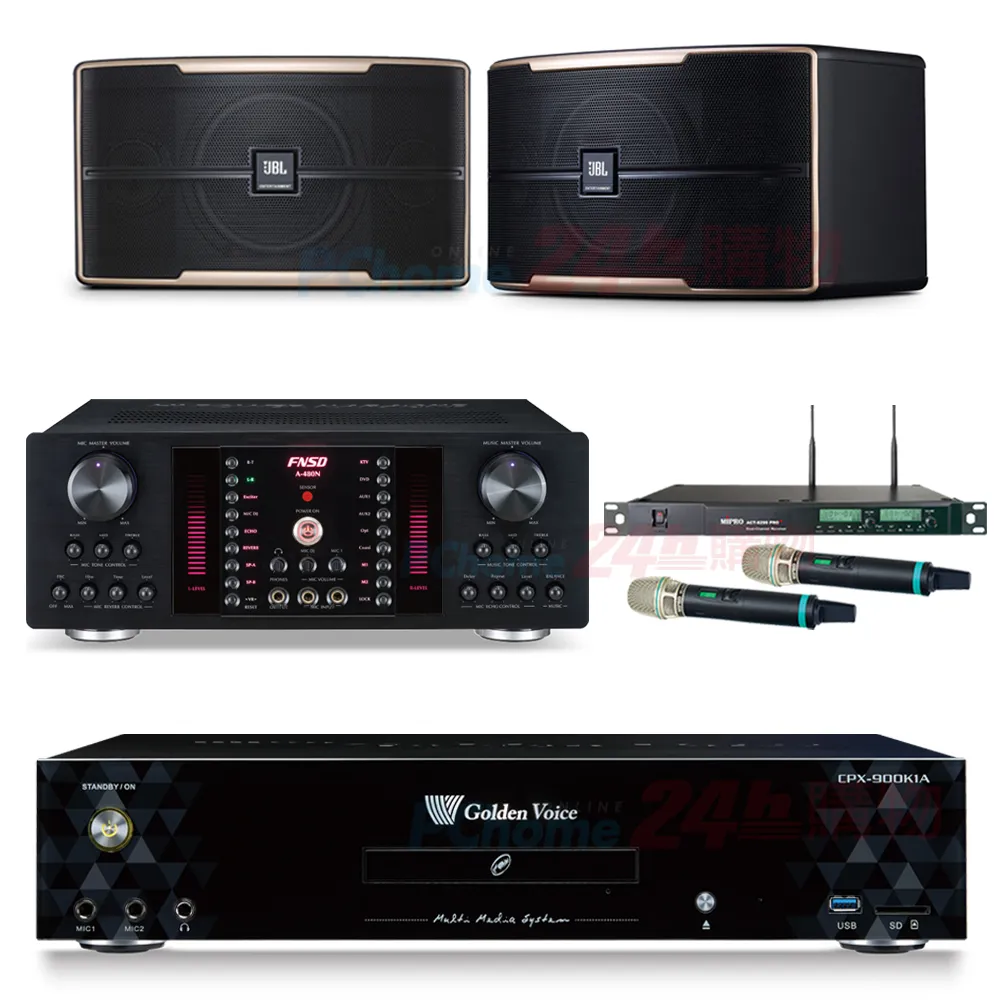 金嗓 CPX-900 K1A伴唱機 4TB+A-480N擴大機+ACT-8299PRO+無線麥克風+Elac Debut 2.0 DF62喇叭 歷史價格詳細信息