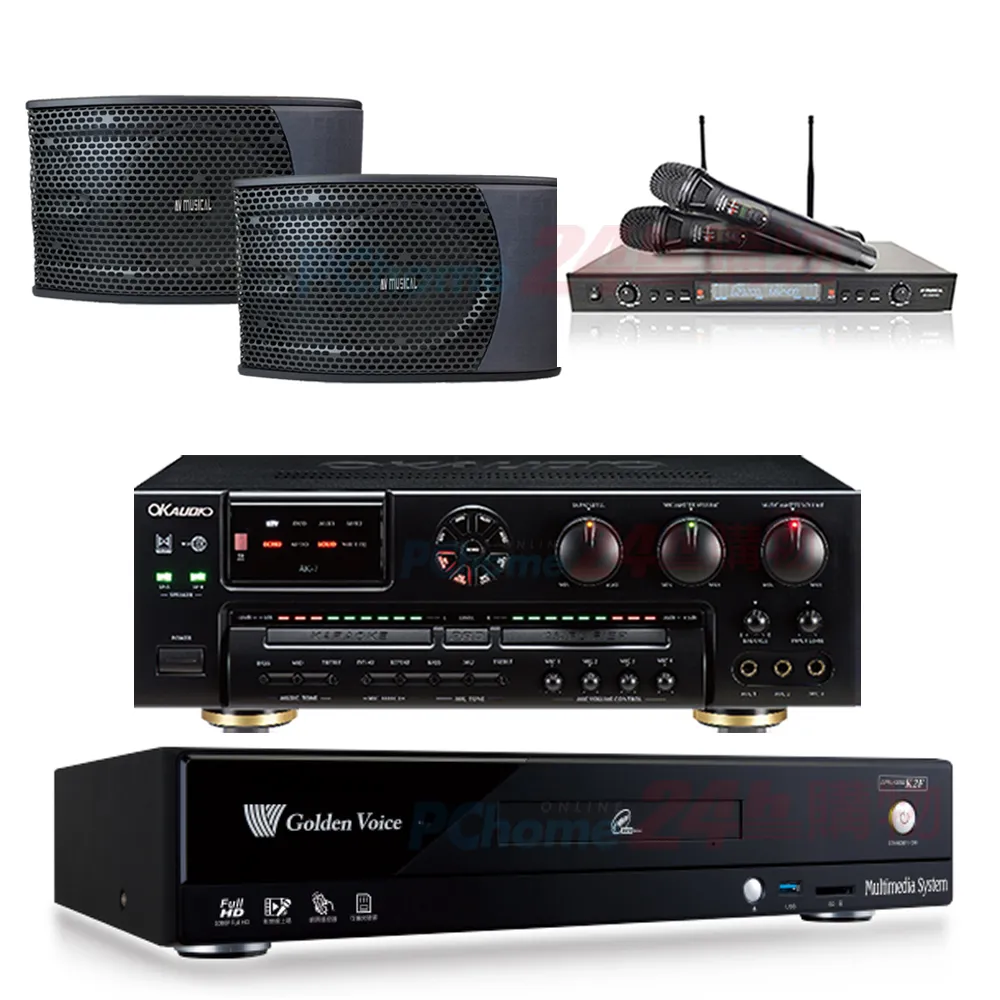 金嗓 CPX-900 K2F伴唱機 4TB+OKAUDIO AK-7擴大機+SR-889PRO無線麥克風+KARABAR KB-4310M喇叭 歷史價格詳細信息