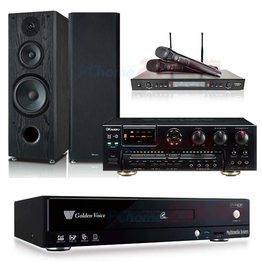 金嗓 CPX-900 K2F伴唱機 4TB+OKAUDIO AK-7擴大機+SR-889PRO無線麥克風+KARABAR KB-4310M喇叭 歷史價格詳細信息