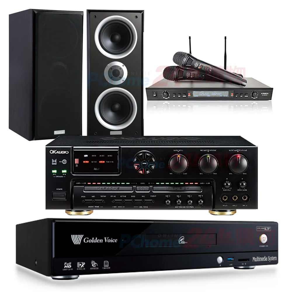 金嗓 CPX-900 K2F伴唱機 4TB+OKAUDIO AK-7擴大機+SR-889PRO無線麥克風+KARABAR KB-4310M喇叭 歷史價格詳細信息