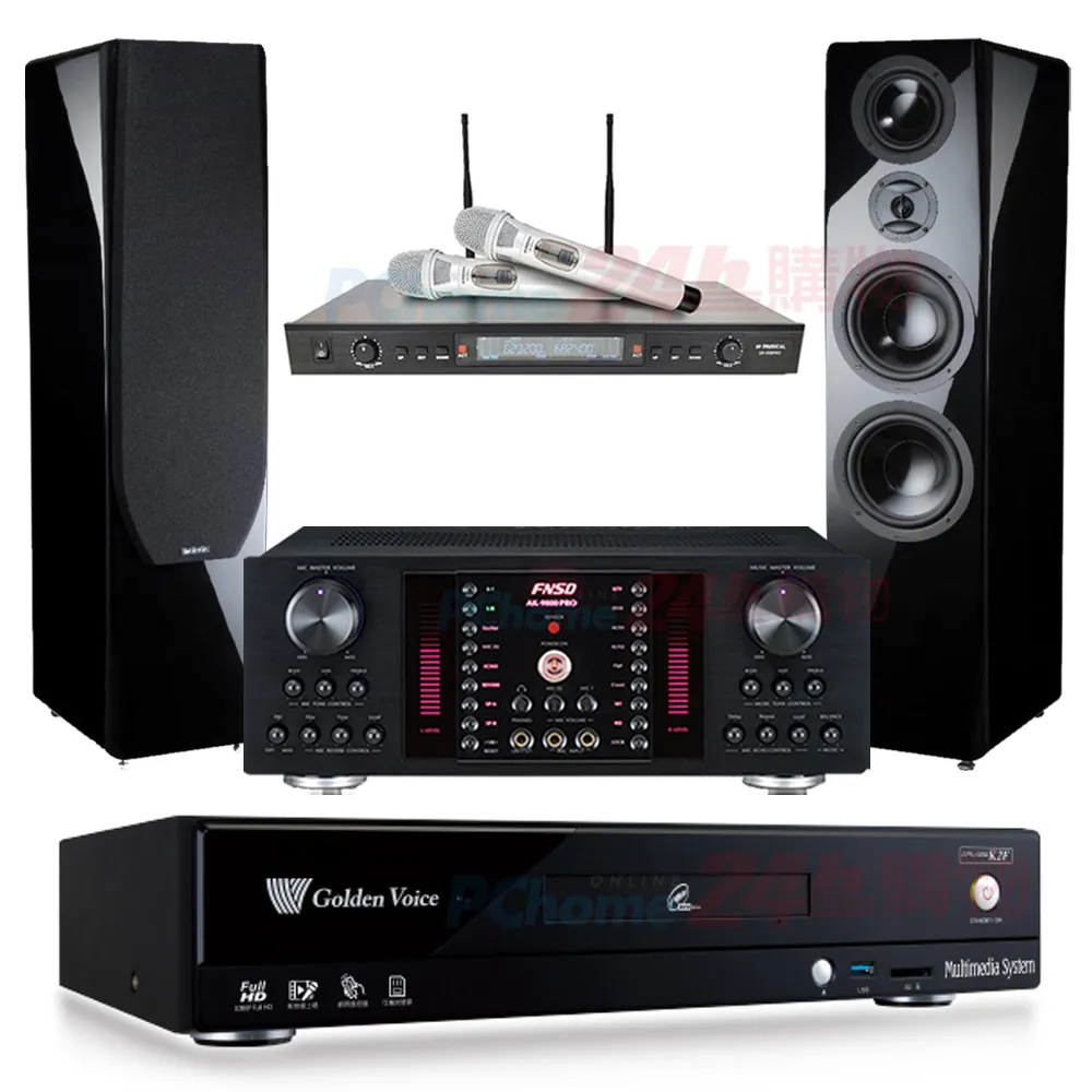 金嗓 CPX-900 K2F伴唱機 4TB+AK-9800PRO擴大機+SR-928PRO無線麥克風+Elac Debut 2.0 DF62喇叭 歷史價格詳細信息